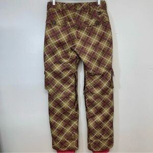 Plaid Women Snowboard Pants